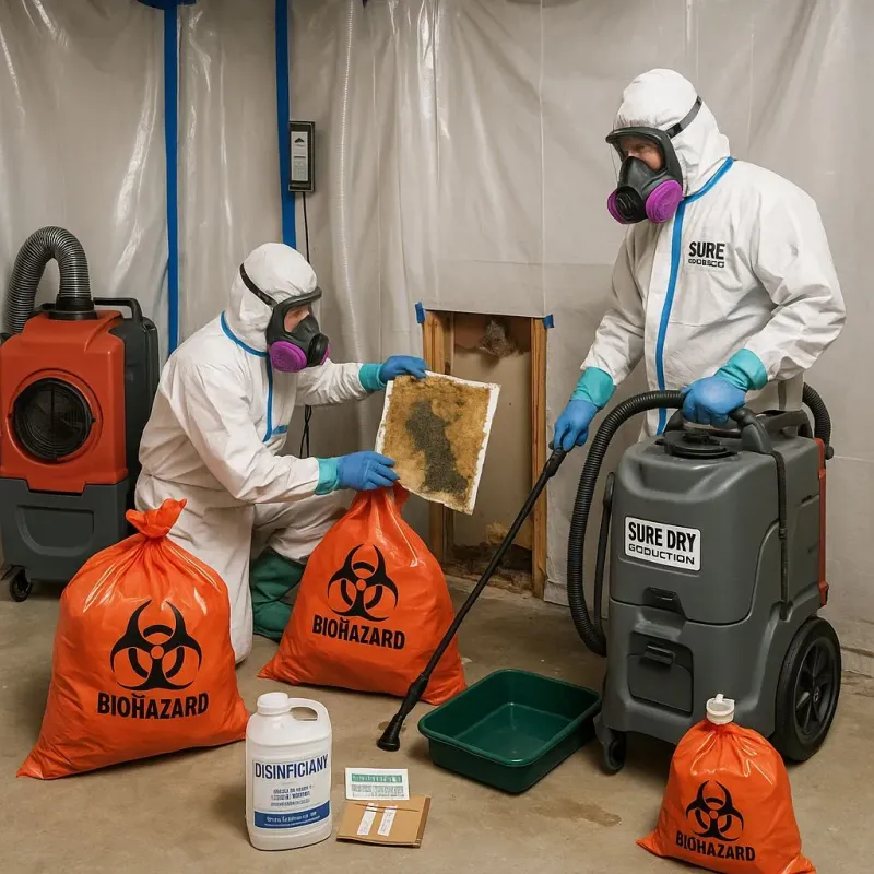 Contaminated Water Handling Protocols process in Turley, OK